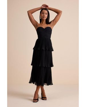 Lulus Seriously Sensational Strapless Tiered Maxi Dress in Pink | Lyst Lulus Seriously Sensational Strapless Tiered Maxi Dress in Pink | Lyst