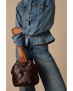 Lulus Aarya Woven Crossbody Bag - Blue