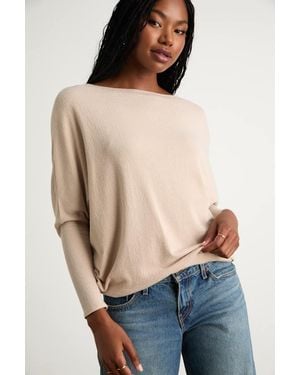 Lulus Basics Verla Dolman Sleeve Sweater Top - Natural