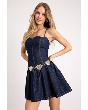 Lulus Prescott Heart Concho Belt - Natural