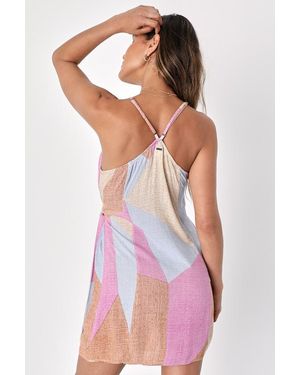 marlo beige multi print wrap dress O'neill Sportswear Casual and day dresses for Women | Online Sale up to 40%  off