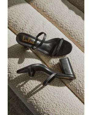 Lulus Ariellie High Heel Sandals - Grey