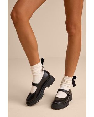 Lulus Rawley Mary Janes - Black
