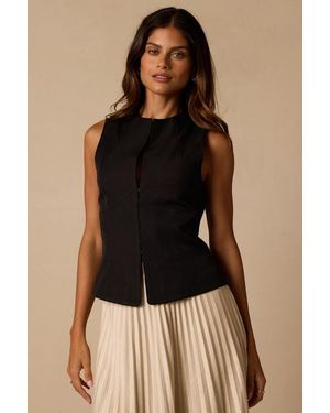 Lulus Delgado Sleeveless Top - Blue