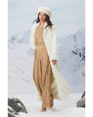 Lulus Yukara Textured High-Rise Wide-Leg Pants - Natural