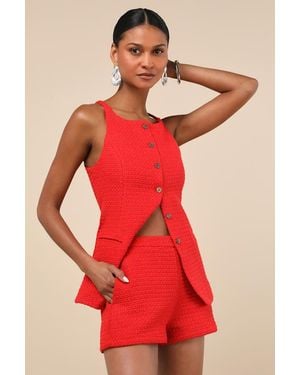 Lulus Mariette Tailored Knit Shorts