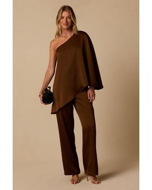 Lulus Winona Satin Pants - Natural