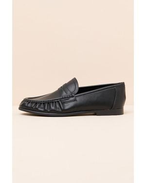 Matisse Carlton Ruched Loafers - Black