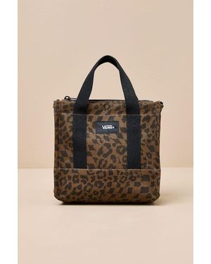 Vans Lil Pergs Leopard Crossbody Mini Tote Bag - Natural