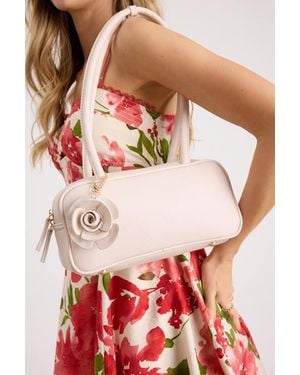 Lulus Judy East-West Shoulder Bag - Natural