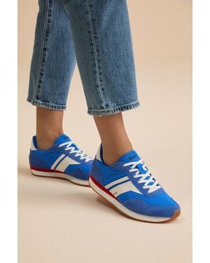 Keds Rena Color Block Suede Leather Lace-Up Sneakers - Blue