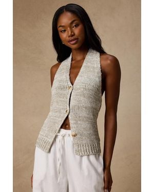 Lulus Teresa Halter Jumper Top - Natural