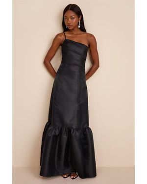 Lulus | Devil Wears Prada Coco Taffeta One-Shoulder Maxi Dress - Red