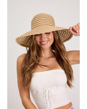 San Diego Hat Julie Ribbon Sunhat - Natural