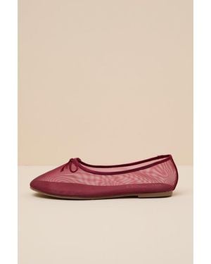 Matisse Jerzy Wine Ballet Flats - Pink