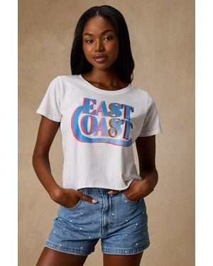 Prince Peter East Coast Short Sleeve Graphic Tee - Blue
