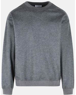 Jil Sander Wool Sweatshirt - Gray
