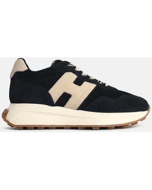 Hogan H641' Leather Sneakers - White