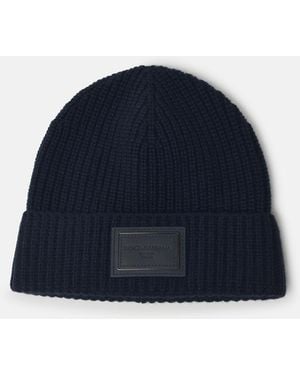 Dolce & Gabbana Cashmere Beanie - Blue