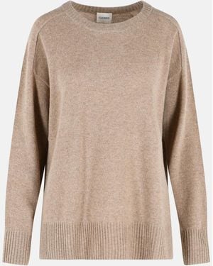 Closed Wool Sweater - Natural