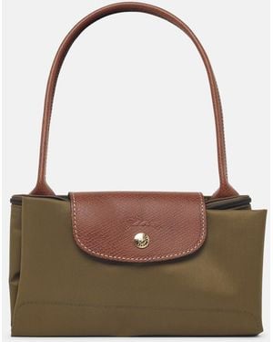 Longchamp Borsa Da Spalla 'M Le Pliage Original' - Bianco