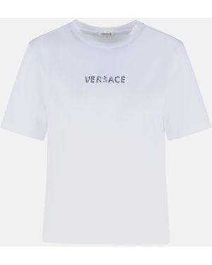 Versace Cotton T-Shirt - White