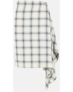 Coperni 'Zero' Viscose Skirt - White