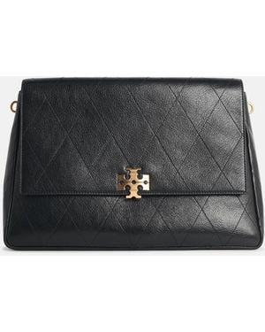 Tory Burch Borsa 'Charlie Matelassé' Grande - Nero