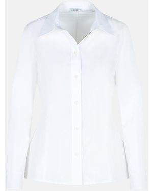 Burberry 'Eliza' Cotton Poplin Shirt - White