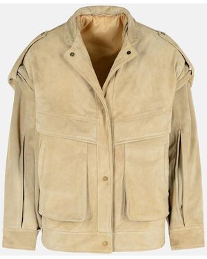 Salvatore Santoro Sabbia Leather Jacket - Natural