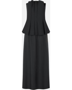 Rohe 'Bustier' Wool Blend Dress - Black