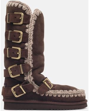 Mou 'Eskimo 40' Suede Boots - White