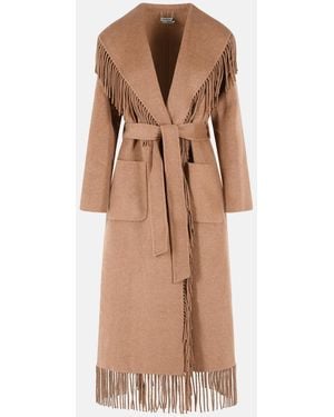 Jonathan Simkhai 'Carrie' Camel Wool Blend Coat - Natural