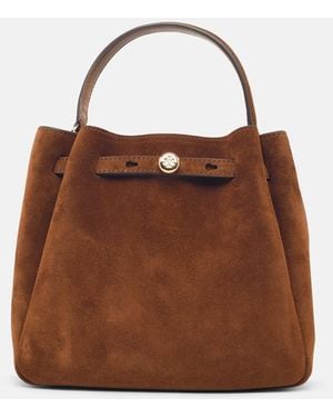 Tory Burch 'Romy' Bucket Bag - Brown