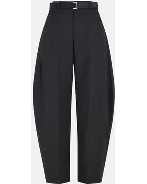 Sacai Wool Blend Pants - Blue