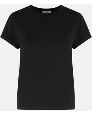 Agolde 'Ll Adine' Cotton T-Shirt - Black