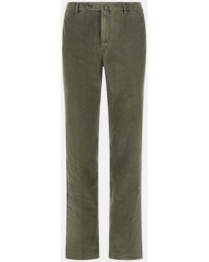 PT Torino 'Slim Fit' Cotton Pants - Green