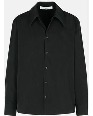 Séfr 'trino' Cotton Shirt - Black