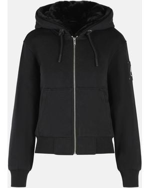 Moose Knuckles 'Bunny' Cotton Blend Sweatshirt - Black