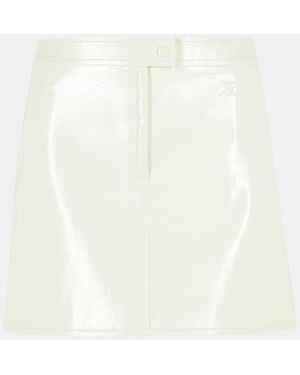 Courreges 'Reedition' Polyester Blend Miniskirt - White