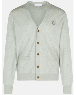 Maison Kitsuné Cargigan 'Bold Fox' - Grigio
