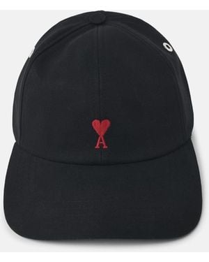 Ami Paris Cotton Cap - Blue