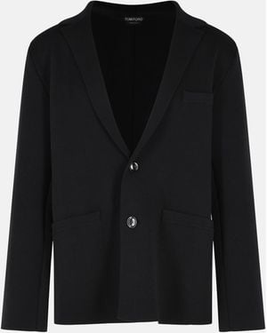 Tom Ford Wool Blazer - Black