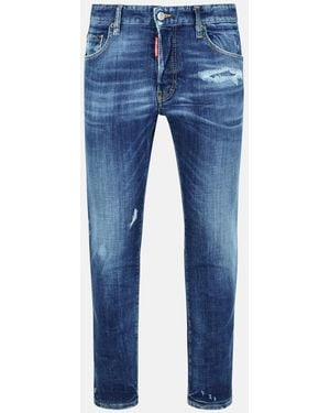 DSquared² 'skater' Cotton Jeans - Blue