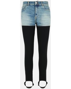 Coperni Two-Tone Organic Cotton Pantaloe - Blue