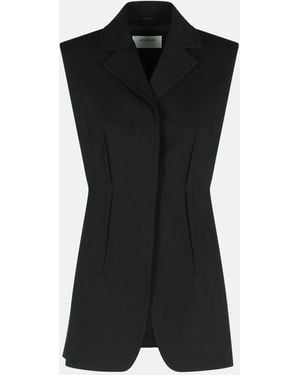 Sportmax 'Oca' Cotton Vest - Black