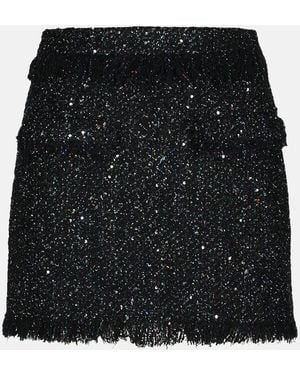 MSGM Wool Blend Skirt - Black