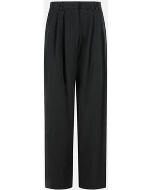 Isabel Marant 'Lyda' Virgin Wool Pants - Black
