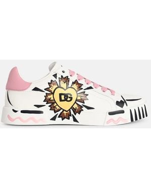 Dolce & Gabbana Sneaker 'Portofino Light Strobel' - Bianco