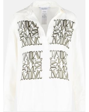 Max Mara 'Filtro' And Silk Shirt - White